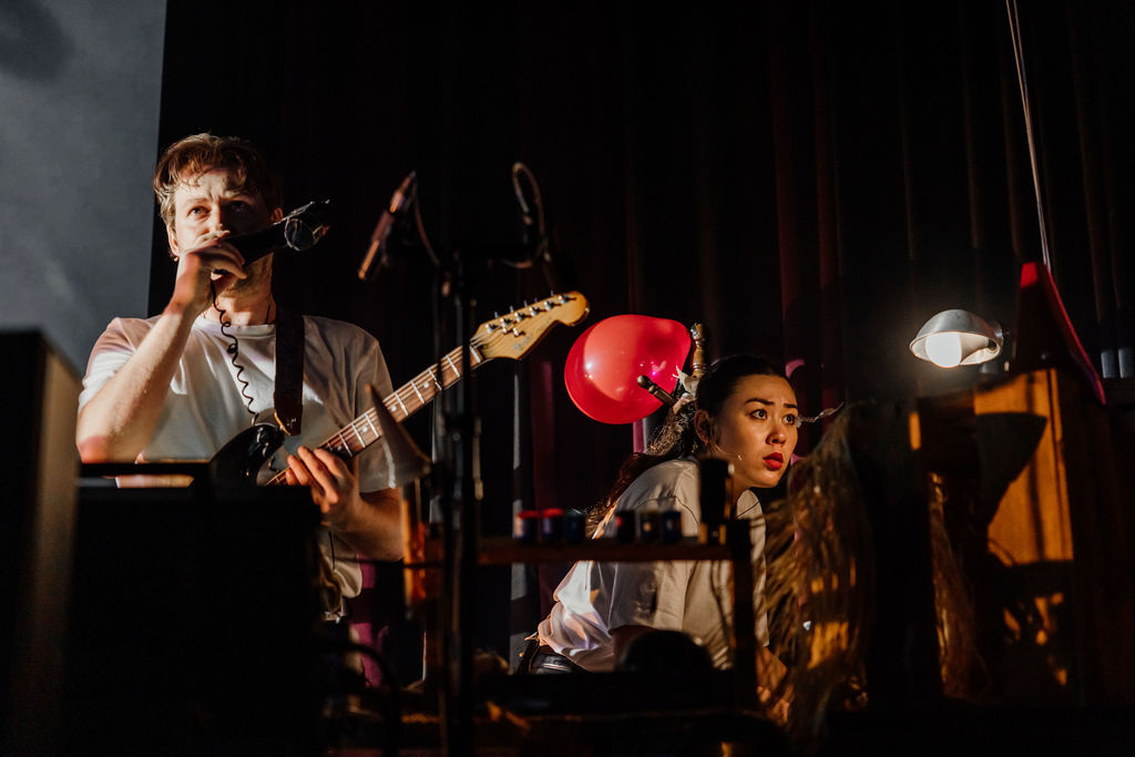 Jack Buchanan & Isla Mayo perform in Live Live Cinema: Night of the Living Dead