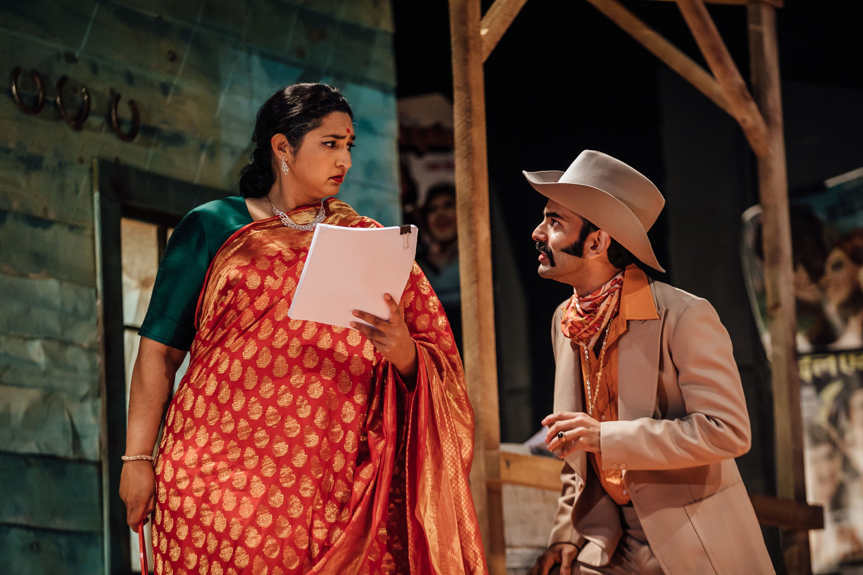 Rashmi Pilapitaya and Mayen Mehta perform in My Heart Goes Thadak Thadak  at Rangatira, Q Theatre, 2019.
