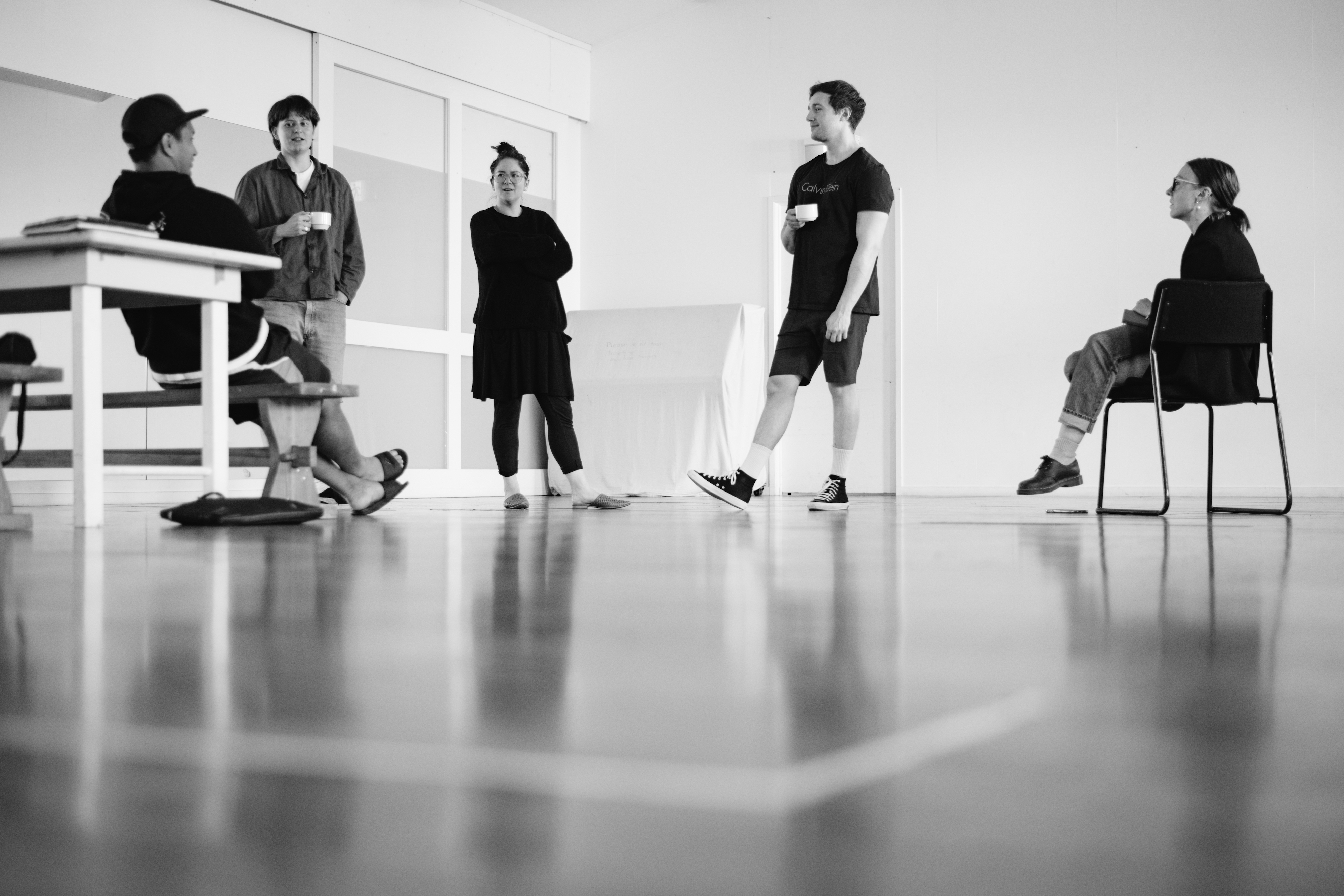 The Break Bread creators in a workshop with Sophie