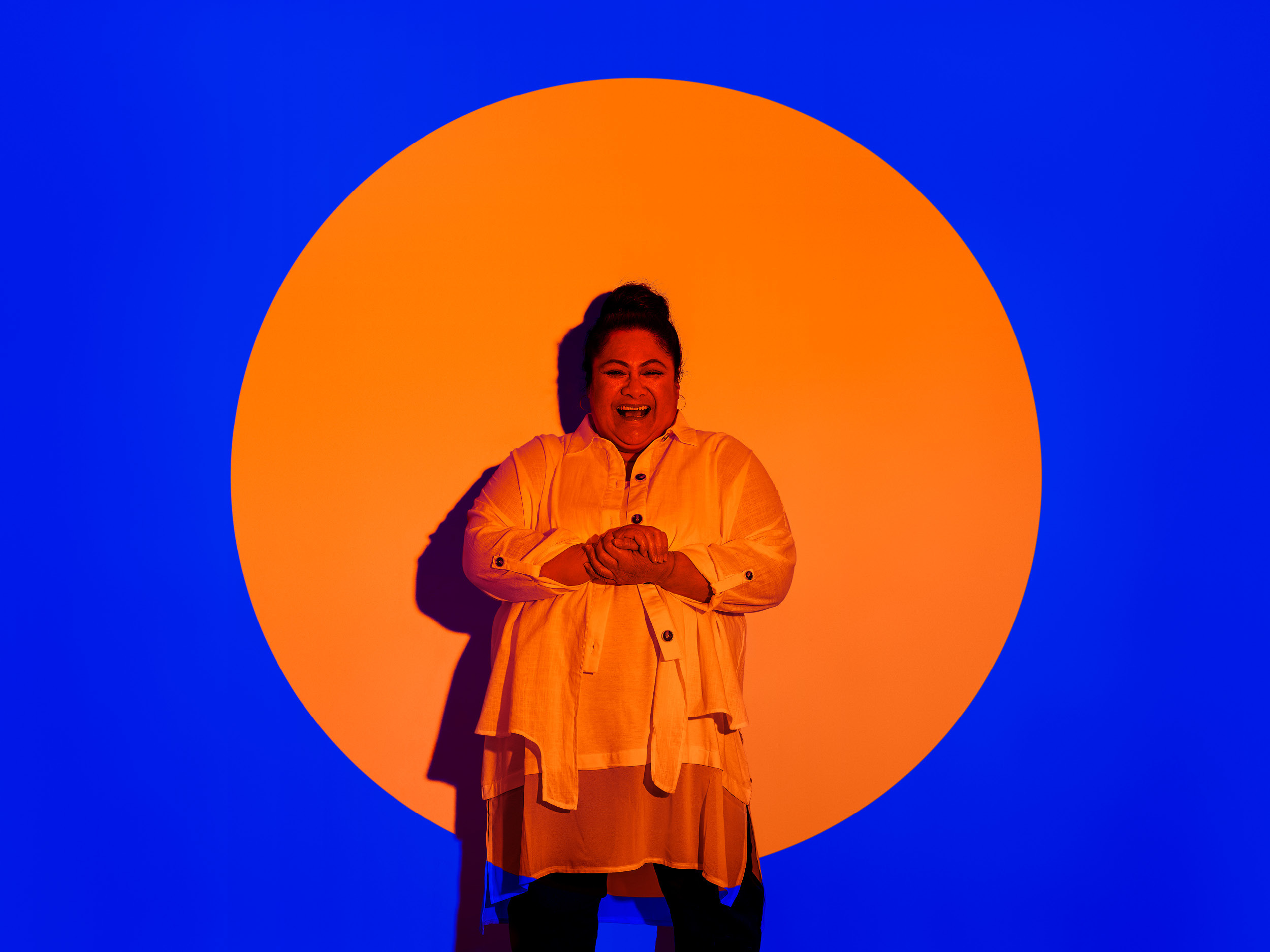 Anapela Polata'ivao for Every Brilliant Thing, Silo Theatre 2020 Season Imagery.